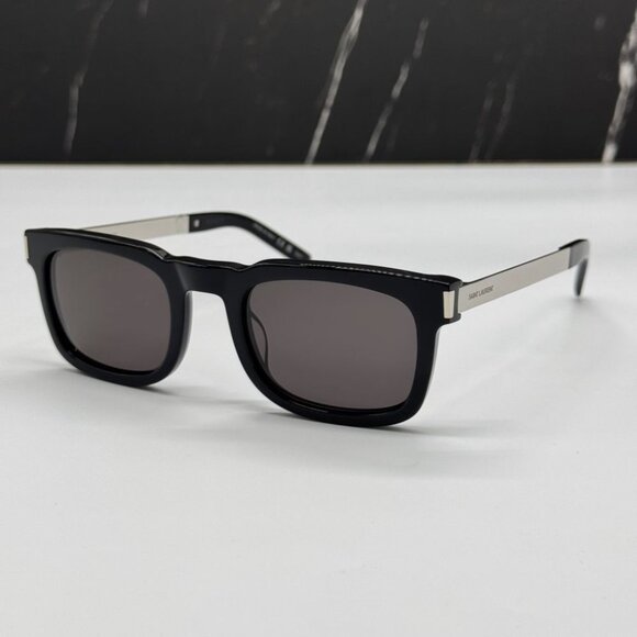 NEW SAINT LAURENT SL581 001 MEN BLACK SUNGLASSES SAINT LAURENT SL 581 001 - Picture 4 of 12